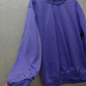 Women's Lavender Oversized Sweatshirt