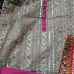 Astal Suit With Dupatta And Pant Set