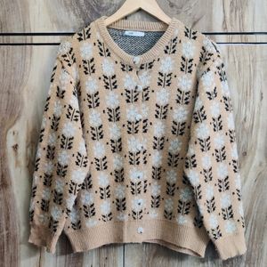 Light Brown Cardigan Size-42