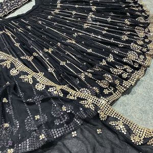 Black Designer Lehenga Choli