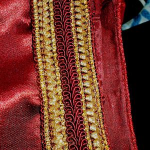 Silk Maroon Saree