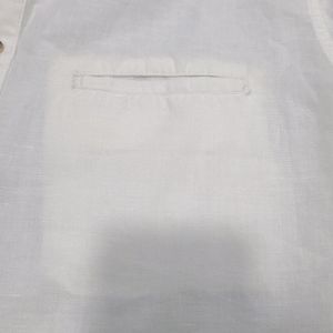 Brand New Off White Cotton Short Kurta