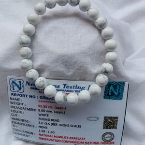 Howlite Crystal Bracelet