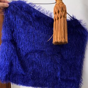 Royal Blue Fringes Skirt (New with Tag)💙