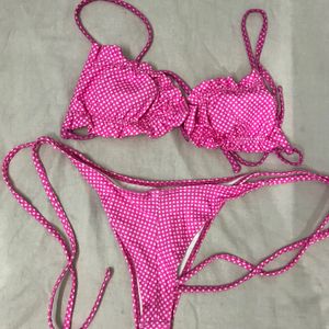 Pink Swimming Bikini