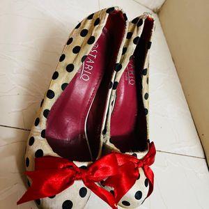 Korean Long Heels With Cute Bow