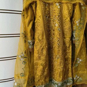 🔥 Today's Offer 🔥 New Organza Pakistani Dress