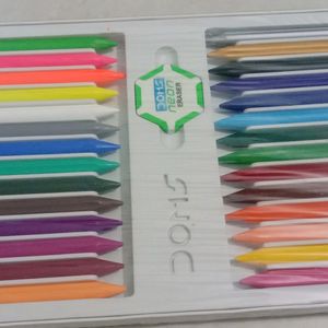 DOMS PLASTIC CRAYONS 28 SHADES