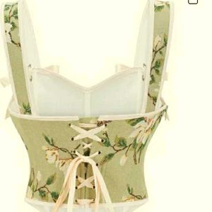 NEWME FLORAL CORSET TOP