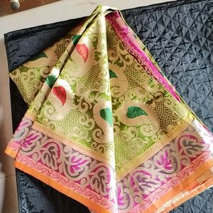 Silk & Zari Saree Rich Pallu New Not Used