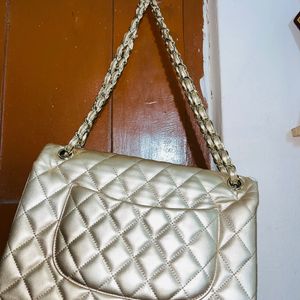 Channel Golden Signature Bag