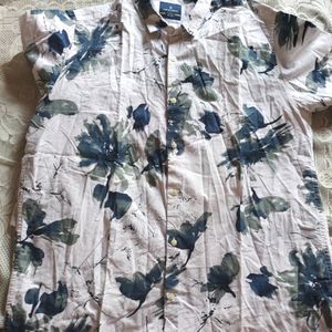 White Printed Shirt (Mens)