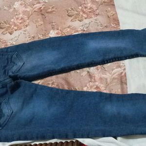 Blue Colour Jeans For Kid