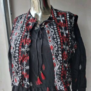 New Kurta With Jacket