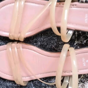 Peach Colour Sandal