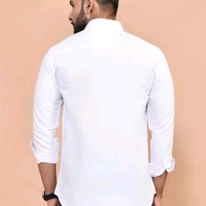 Casual White Shirt For Men's