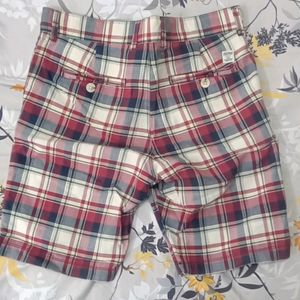 Jack And Jones Alpine Red Checkered Shorts