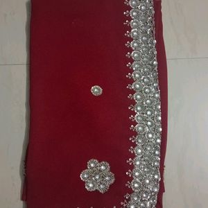 Grand Work Saree With Blouse