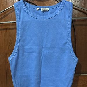 ZARA CUTE BLUE TOP