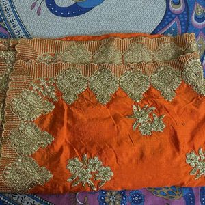 Banarasi Silk Embellished With Gold Zari