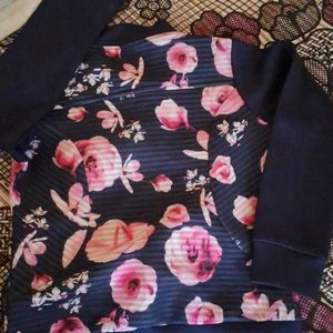 Beautify Blue/pink Floral Jacket