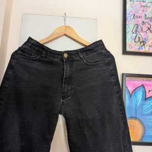 Charcoal Color Women Jeans Denim