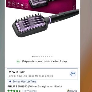 PHILLIPS HAIR STRAIGHTENER BRUSH