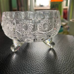 Intricate Crystal Bowl