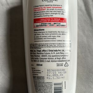 L’Oreal Paris Total Repair 5 Damaged Hair Shampoo