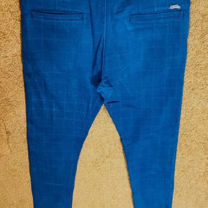 Nevy Blue Pro Fit Cotton Jeans