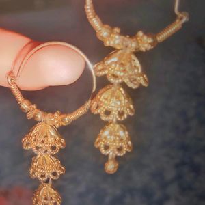 a gold plate brand new earring kanbala