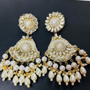 Fancy Party Wear Long Size Have Earrings