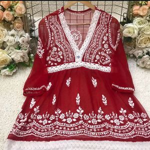 A Beautiful Chickenkaari Short Kurti