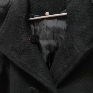 Crop Collared Overcoat