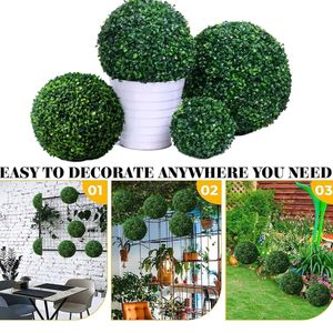 Artificial Eucalyptus Boxwood Topiary Grass Ball