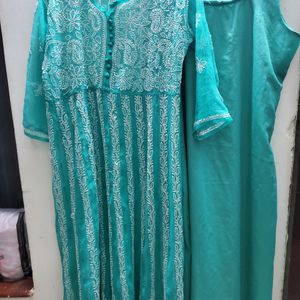 LAKHNAVI KURTHI IN A GOOD CONDITION WITH Lining