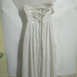 WHITE  PRINSESS DRESS