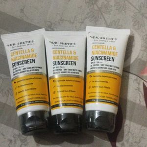 3 Suncream Niacinamide Range