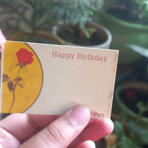 6 Peice Of (Happy Birthday) Cards + Wishes Sticker