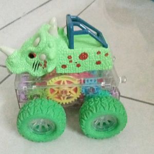 LED 4 Wheel Kids Dino Toy