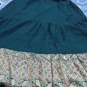 Beautiful Tale Green Skirt Dress