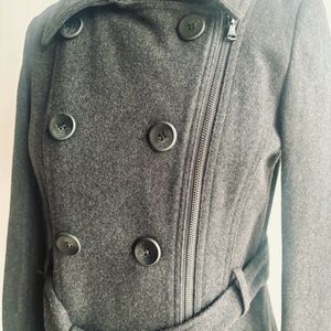 Perfect Grey, Woollen  Coat For Winters