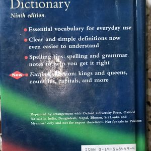 Little Oxford ENGLISH Dictionary Indian Edition