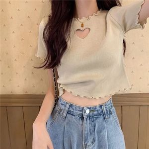 Aesthetic Heart Shape Nude Top