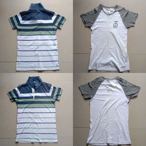 9 T-shirts of various brands