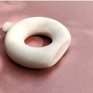 Set Of Ring  And Donut Vases