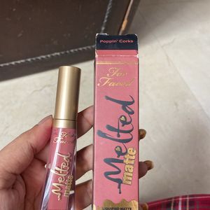 Too Faced Liquid Lipstick— Poppin Corks