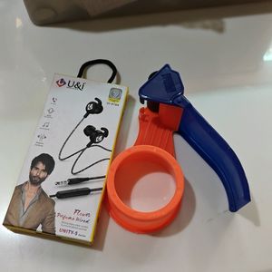 Tape Cutter With Free Tap And Perfume Earphone Fre