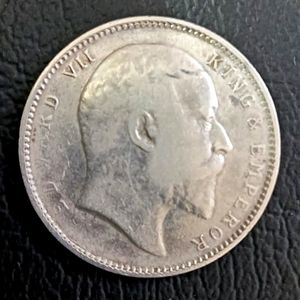 1906 British India 1rupee Silver Coins