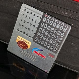 Metal Table Calendar